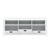 Mobile TV Mone B 3D bianco moderno 150 cm per soggiorno