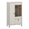 Vetrina bassa Tirion C 3D cashmere/rovere Delano moderna