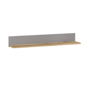 Mensola sospesa Latour D 115 cm grigio rovere Delano chiaro