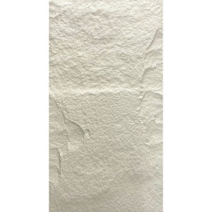 Pannello decorativo effetto roccia pietra 3D set 10 pz 7,2 mt2 rivestimento murale in PU 120 x 60 x 3 Bianco Leccese