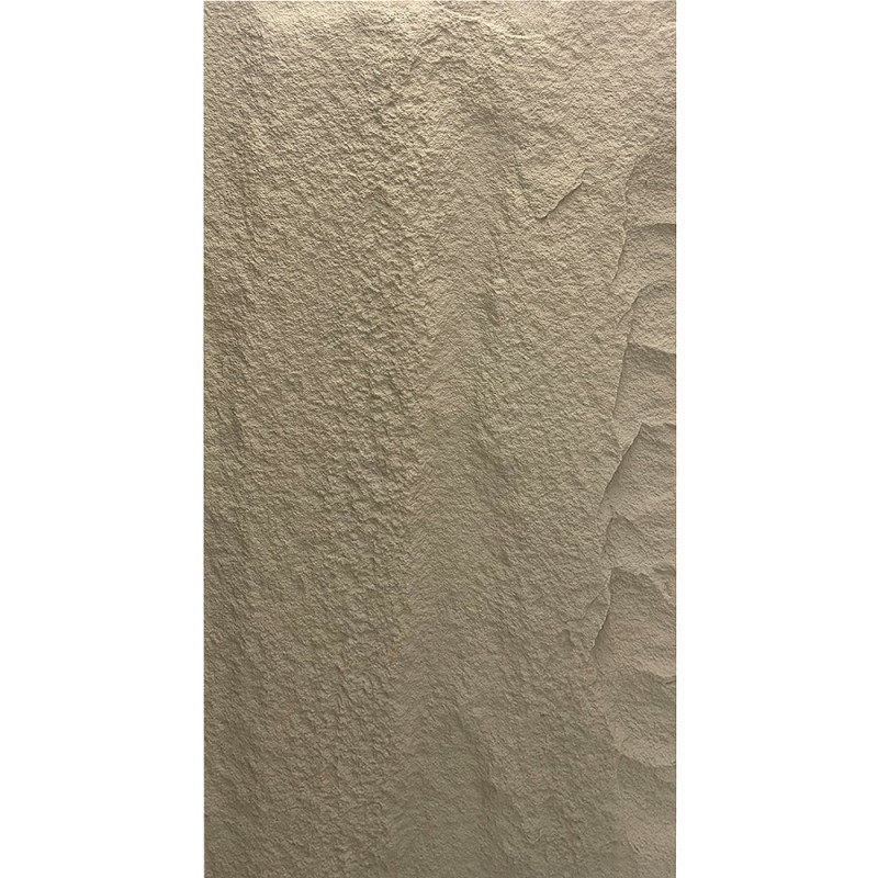 Pannello decorativo effetto roccia pietra 3D grigio cemento