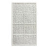 Pannello decorativo effetto pietra graffiata 3D bianco alabastro