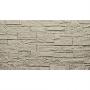 Pannello decorativo effetto pietra mattoni 3D set 12 pz 8,6 mt2 rivestimento murale in PU 120 x 60 x 2,5 Greige Tortora