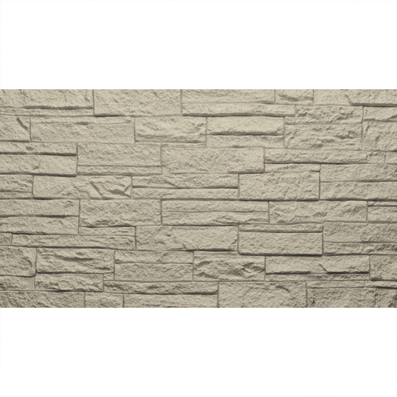 Pannello decorativo effetto pietra mattoni 3D greige tortora