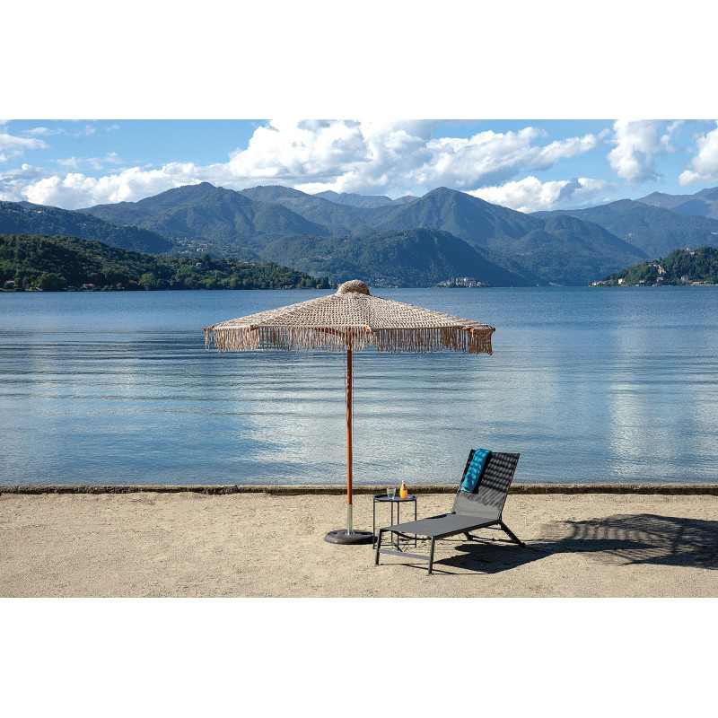 Ombrellone Macramè rotondo Ø2.5 mt in corda Moia elegante