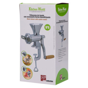 Zoom Tritacarne Da Tavolo Con Morsetto Alluminio