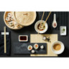Set Wok 22 pz Kyoto carbon steel Ø28 cm - cucina orientale completa