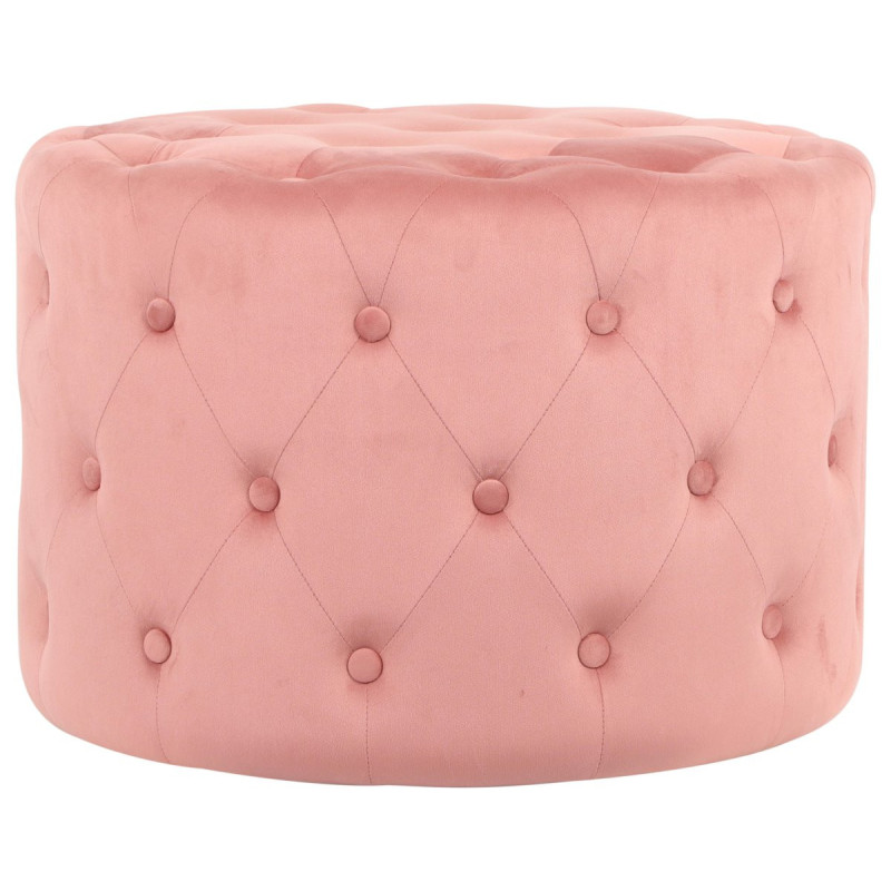 Pouf Camilla rosa chiaro 60x42 - elegante, comodo e versatile