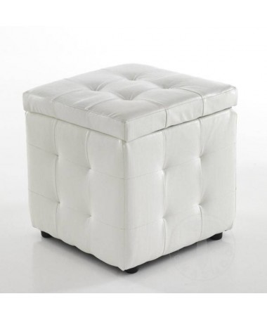 Pouff contenitore Dado - bianco