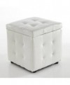 Pouff contenitore Dado - bianco