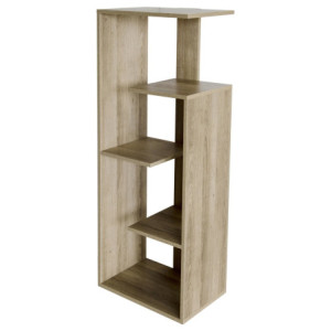 Libreria Ripiani Sfalsati 45x30x120 Marrone