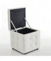 Pouff contenitore Dado - bianco