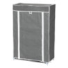 Scarpiera Armadio TNT 5 Ripiani 61x30x90cm Grigio Compatta