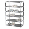 Scarpiera Armadio TNT 5 Ripiani 61x30x90cm Grigio Compatta