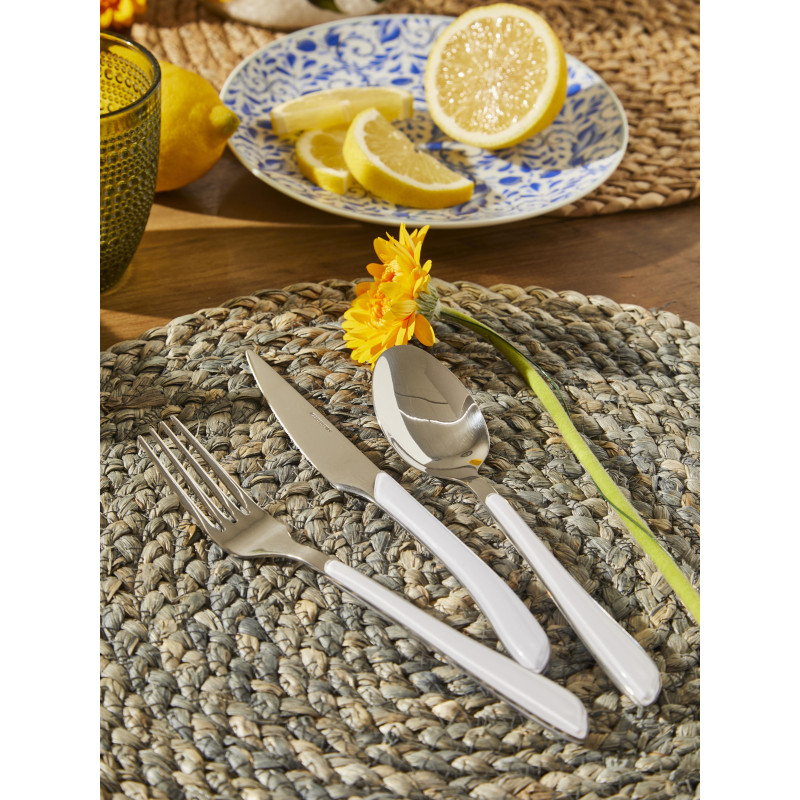 Set 24 Posate Maiorca Bianco 18/0: Stile e Funzionalità in Tavola