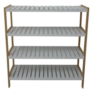 Zoom Scarpiera Axis 70x26x75 Bamboo Bianco E Naturale