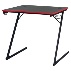 Scrivania Gaming Flame Nera/rossa 80x50x75