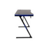 Scrivania Gaming Flame Nera/Blu 80x50x75cm: Design e Comfort