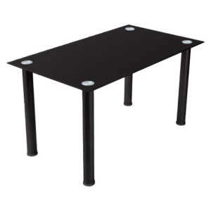 Tavolo Willow Nero 140x80x75