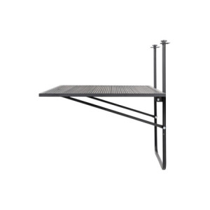 Zoom Tavolo Ribaltabile Da Balcone Giobbe Nero 70x45x52cm