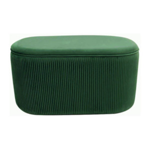 Cassapanca Contenitore Ellittica Arhis Verde Scuro 80x40x40