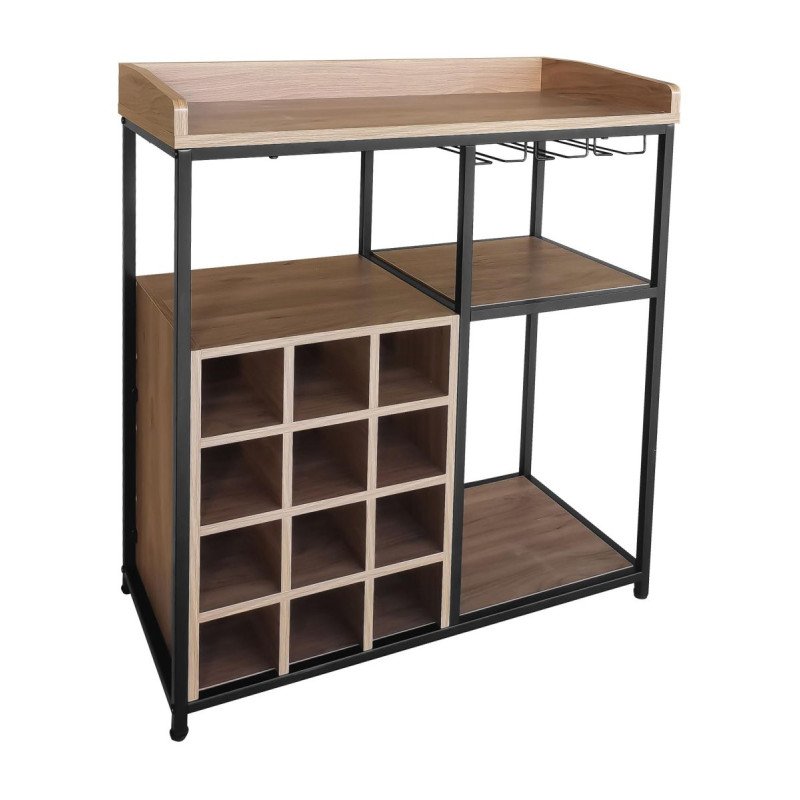 Cantinetta Grancru Metallo e Legno 70x34x82cm