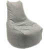 Poltrona Sacco Milly Tessuto Grigio Chiaro 65x65x95cm