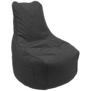 Poltrona Sacco In Tessuto Grigio Scuro Milly 65*65*95cm