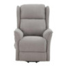 Poltrona Relax 2 Motori Thelma Tessuto Grigio Medio