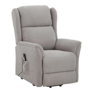 Zoom Poltrona Relax 2 Motori Thelma In Tessuto Grigio Medio