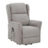 Poltrona Relax 2 Motori Thelma Tessuto Grigio Medio