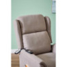 Poltrona Relax 2 Motori Thelma Tessuto Grigio Medio