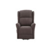 Poltrona Relax 2 Motori Thelma Tessuto Marrone