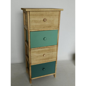 Cassettiera 4c Nice 
Ottanio /na
34x25x78cm