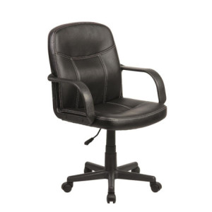 Poltrona Ufficio Elly Pu Nero 60x59,5x85-96,5cm