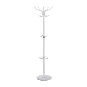 Appendiabiti Cory In Metallo Bianco Dimensione 43x37x174cm