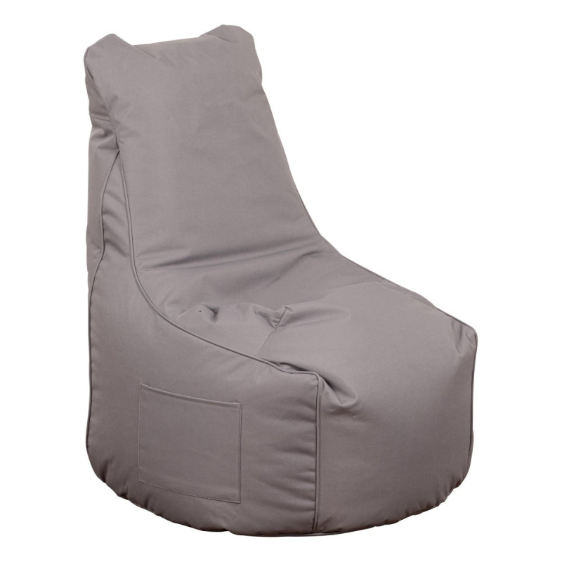 Poltrona Sacco Layla Grigio 65x65x95cm in Nylon PVC