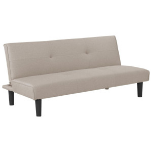 Divano Letto Astrid In Tessuto Beige Dimensione 168x78x74cm