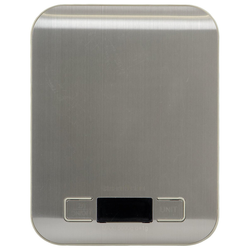 Bilancia Cucina 5kg Elettrica Steel Tray Acciaio Compatta