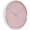 Orologio da Parete Koko Plastica Rosa Argento Ø30cm