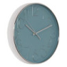 Orologio da Parete Koko Plastica Azzurro Argento Ø30cm