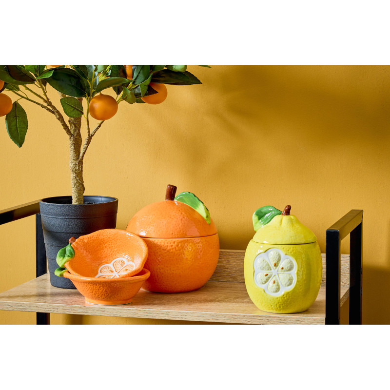 Biscottiera Agrumi 1300cc in Ceramica Amica