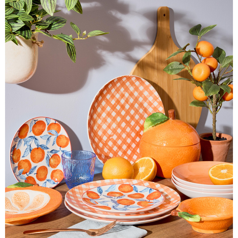 Biscottiera Agrumi 1300cc in Ceramica Amica