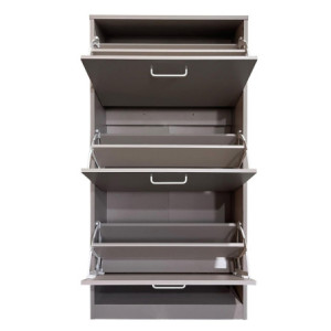 Zoom Scarpiera 3 Ante In Melamina Tortora 60x24x115