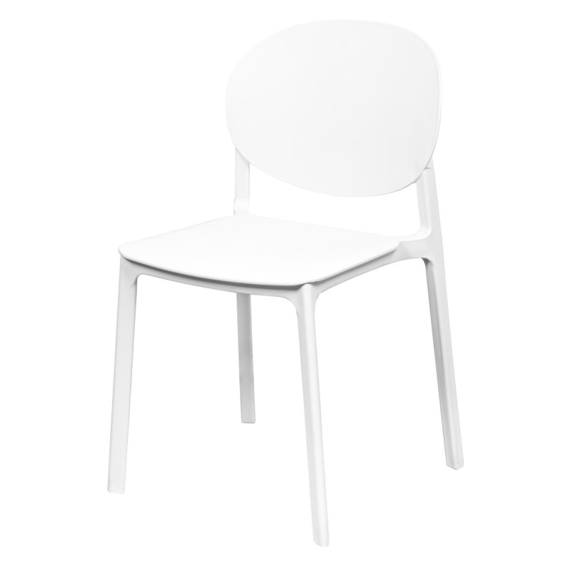 Sedia in PP Eloise Bianco 47,5x57x79 cm