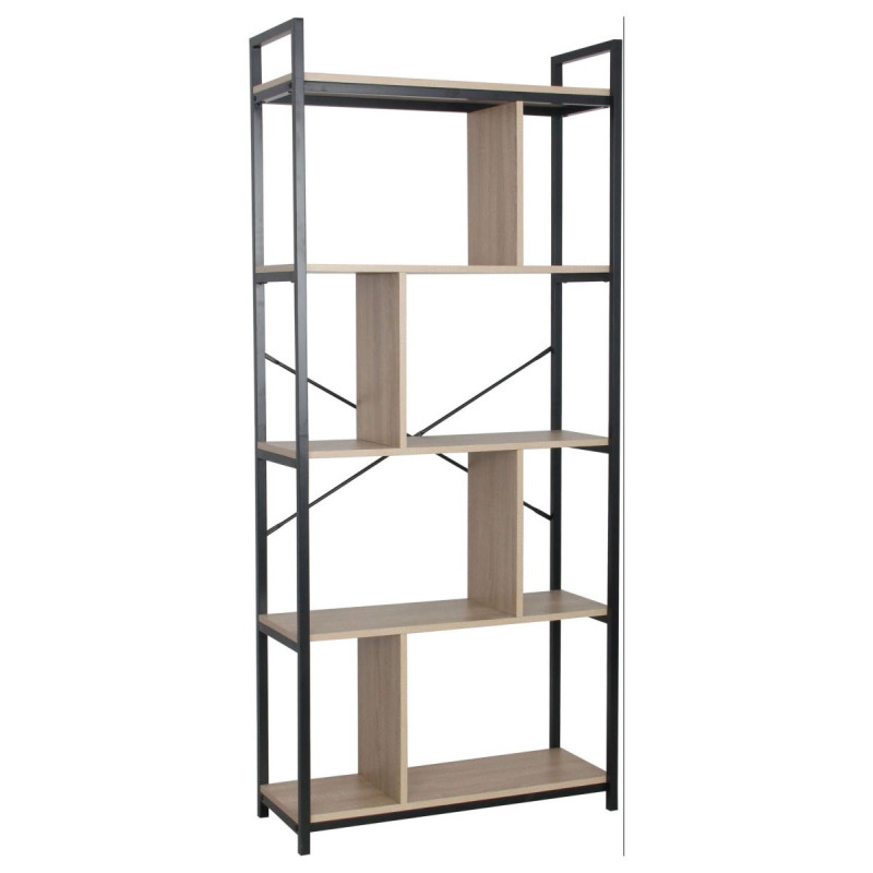 Libreria Hamilton con Scomparti Sfalsati 74x30x170 cm