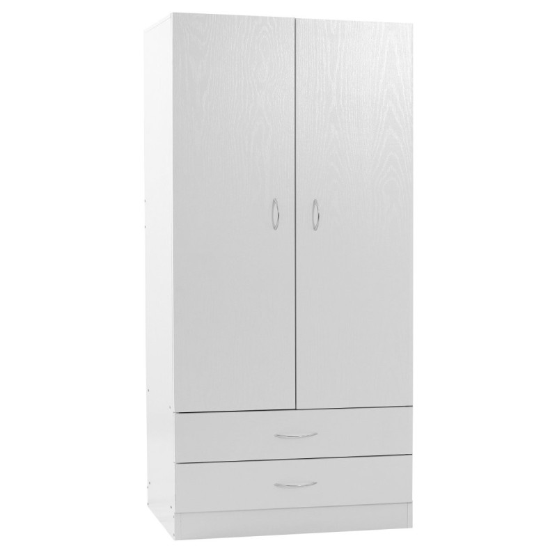 Armadio 2 Ante + 2 Cassetti 90x52x190cm