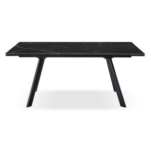 Tavolo Allungabile Trevor 160(240)*90*75 Cm Nero Marmorizzato