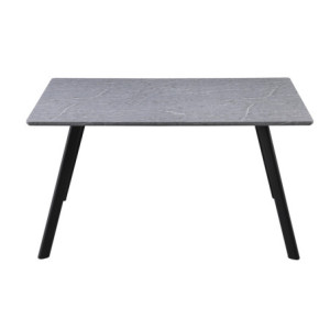 Zoom Tavolo Fisso Paros 140x80x75 Grigio Pietra/gambe Nere