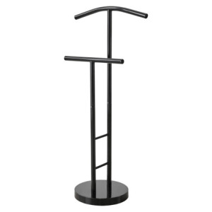 Indossatore Rex In Metallo Nero Dimensione 48x28x104cm